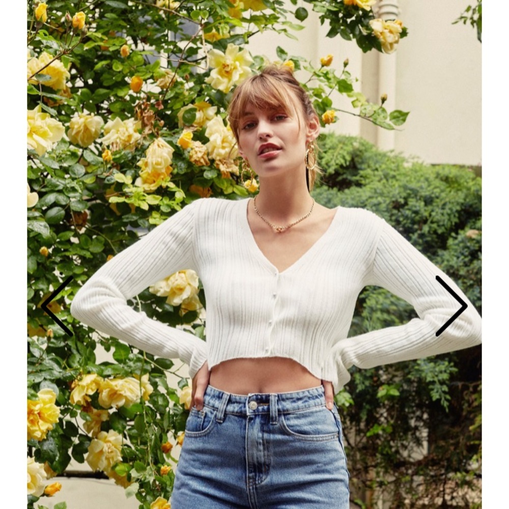 Nasty gal cropped cardigan